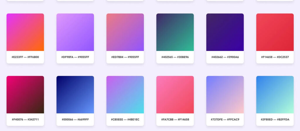 Vivid and Gradient Colors